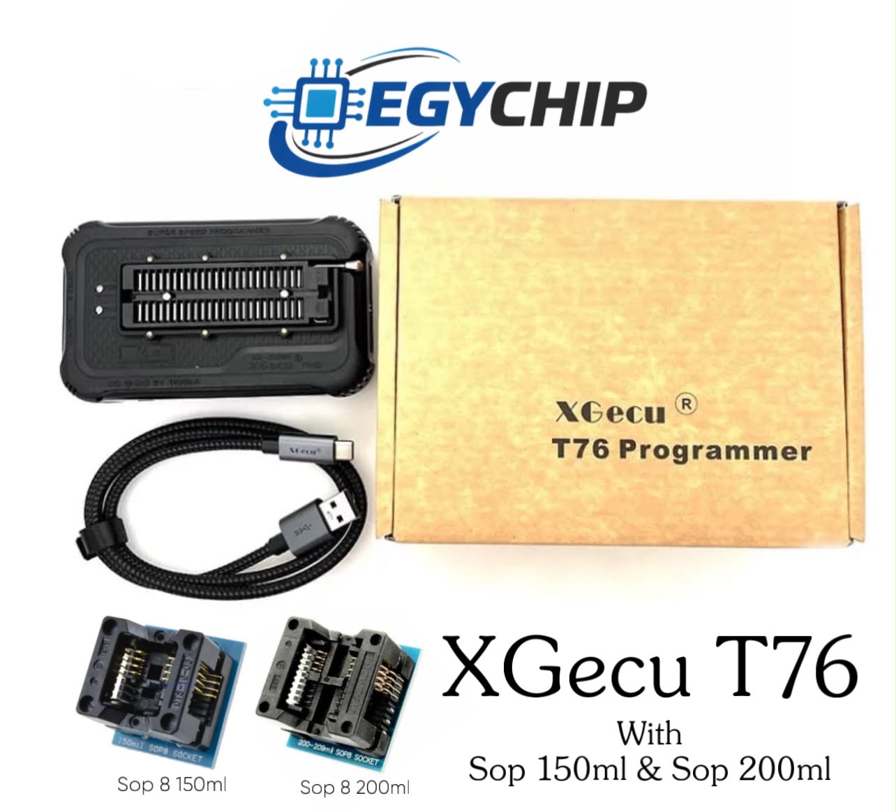 IMG-20260815-WA0003 مبرمجة XGecu T76 لبرمجة NAND وEMMC وMCU باحتراف - الصورة 1
