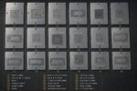 18pcs /set BGA Reballing Stencils 90×90   Repair Tools for  Laptop