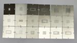18pcs /set BGA Reballing Stencils 90×90   Repair Tools for  Laptop