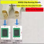 ⁦1 szt. Sop8 wson vson chip pobierz nagrywanie sonda do pisania sprężyna igła flash eeprom chip kabel do nagrywarki⁩ - الصورة ⁦2⁩