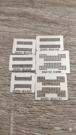 6 Pieces RAM BGA Stencil Kit