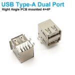 سوكت USB مزدوج احترافي لأداء ثابت وسرعة نقل عالية