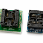 طقم محولات SOP20 الاحترافية بقاعدة ZIF – برمجة وقراءة شرائح EEPROM و Flash بسرعة ودقة عالية
