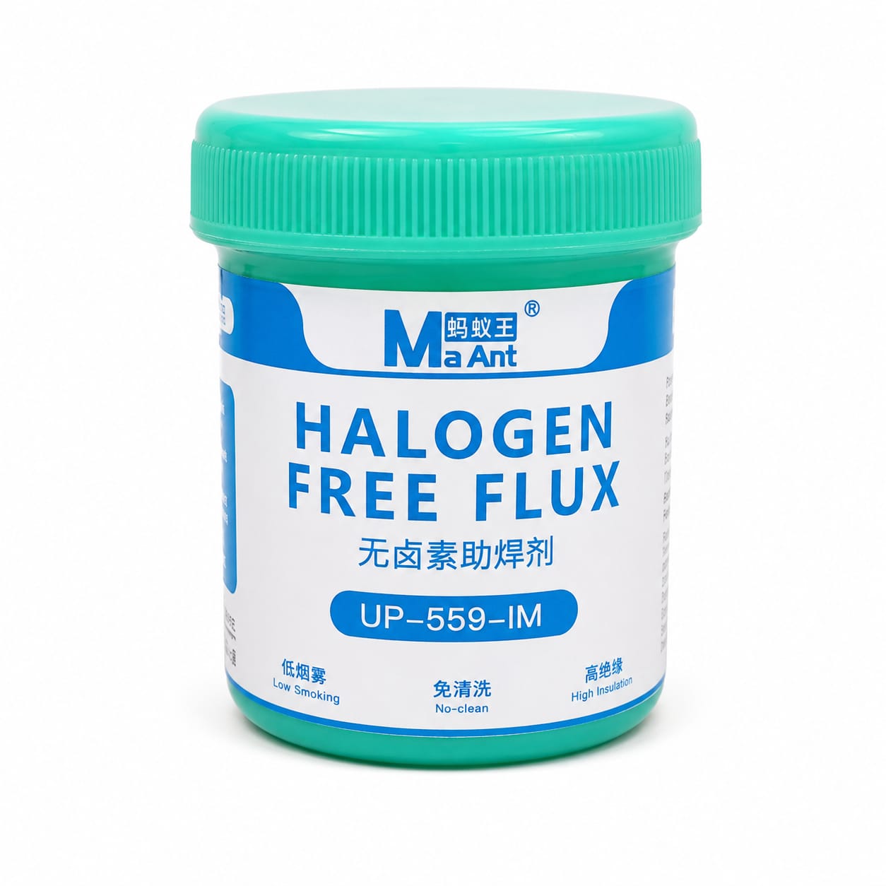 IMG-20260803-WA0307 MaAnt UP-559-IM Halogen Free Flux – فلكس لحام خالي من الهالوجين - الصورة 1