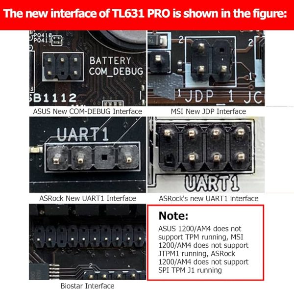 ⁦TL611 Pro Diagnostic Card, PCI Mini PCI-E⁩ - الصورة ⁦5⁩