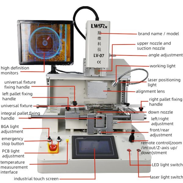 ⁦LV-07 BGA Rework station⁩ - الصورة ⁦5⁩