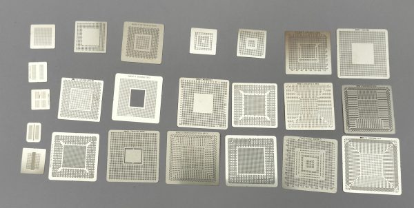 BGA Reballing Stencils BGA Stencils, Repair Tools forPS3 CPU PS4 GPU XBOX CXDStencils BGA Stencils 23 pcs/set